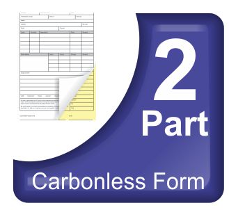 2 Part Carbonless NCR Forms Printing